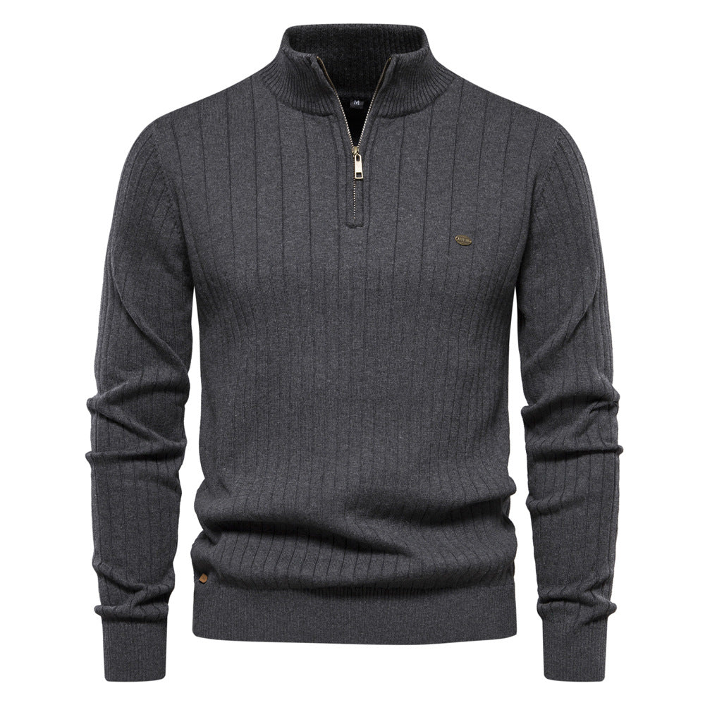 Sebastian | Half-Zip Knit Pullover