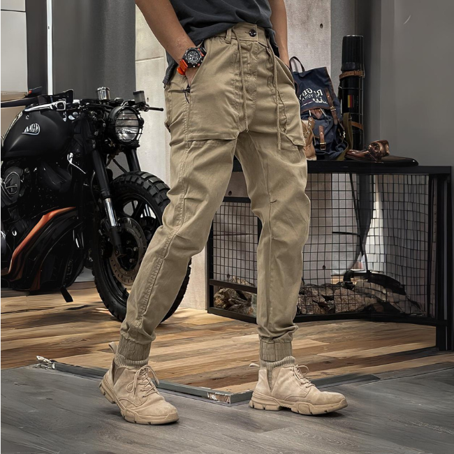 Hedwig | Elastic Cargo Pants