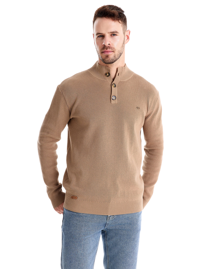 Theo | Stand Collar Sweater