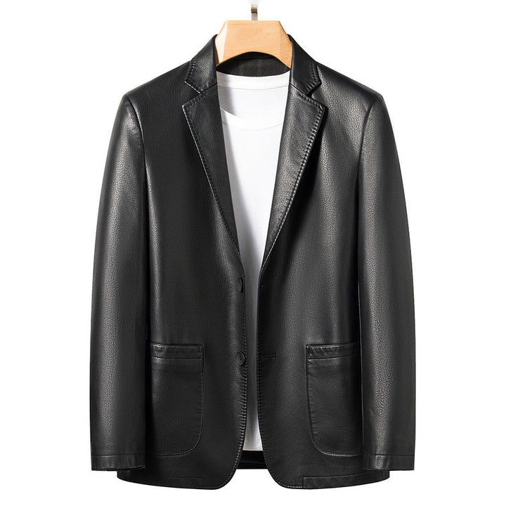 Enzo | Leather Blazer