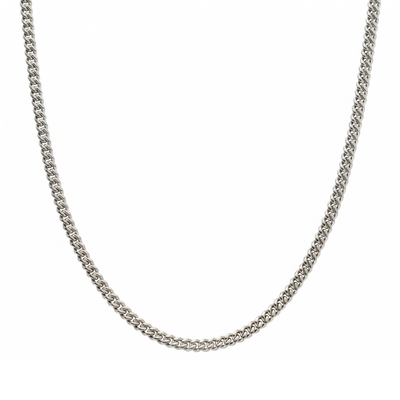 Cuban Chain (Silver) 4mm